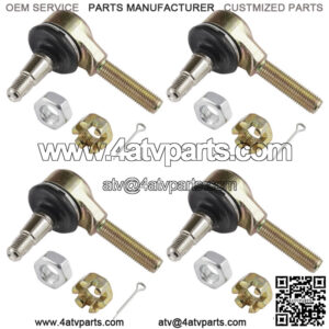 2 Sets Of Tie Rod End Kit for Yamaha Raptor 660 YFM660 YFM660R 2001 2002-2005