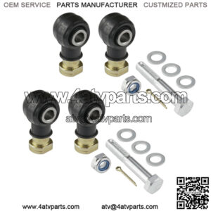 Two Sets Of Tie Rod End for Polaris Sportsman 700 2002 2003 2004 2005 2006 07 08