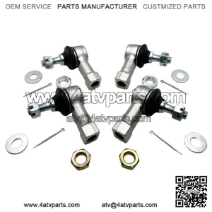 Heavy Duty Chromoly Tie Rod Ends End Left Right Kit TRX250R TRX400EX TRX450R