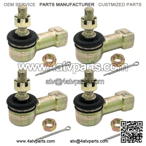 Heavy Duty Chromoly Tie Rod Ends Kit for Honda TRX250R TRX400EX TRX450R TRX300EX