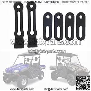 Hood Straps Door Rubber Return Latch Kit Set for Yamaha Rihino Hisun , Compatible with Yamaha Rihino Hisun UTV 500 700 HS700 MSU500 YS TSC