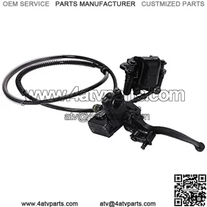 Rear Hand Hydraulic Disc Brake Master Cylinder Caliper Assembly with Brake Pads for Chinese ATV Quad TaoTao Buyang Coolsport Kazuma 50 90 110 125 CC