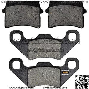 Disc Brake Pads for 50cc 70CC 90 cc 110 cc 125cc Taotao SunL JCL Coolster Kandi Supermach Tank Kandi Kinroad BV Powersports DongFang ATVs Go karts Quad 4 Wheeler 2 Pair