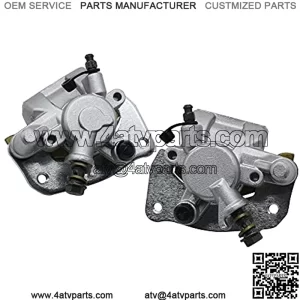 ATV Front Left & Right Brake Caliper with pad Compatible with Suzuki King Quad 400 LTA400F 2008-2015