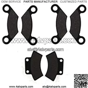 Cycle ATV - Brake Pads - Front and Rear - fits Polaris Big Boss Scrambler Magnum Xplorer Sportsman Trail Blazer Xpress