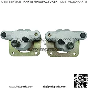 Rear Left Right Brake Caliper Assembly for Polaris ATV Ranger 400 2010-2013 Ranger 500 2011-2013 Ranger 800 Midsize 2013 with Pads 1911614 1911615