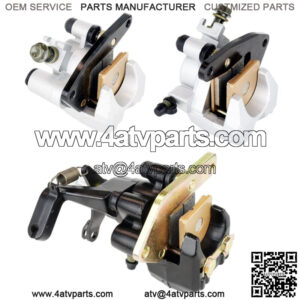 Front and Rear Brake Caliper w/Pads for Yamaha Raptor 350 YFM350R 2004 - 2013
