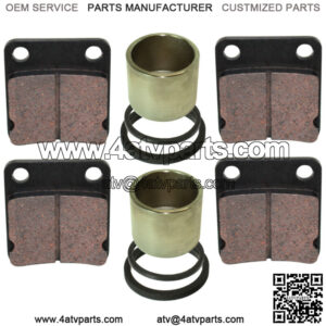 Front Brake Pads & Piston Kit for Yamaha Wolverine 450 YFM450Fx 4WD 2006-2008