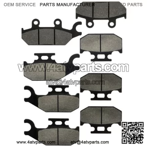 Front Rear Brake Pads for Can-am Commander Max 1000 XT LTD 2014-2018 Left Right