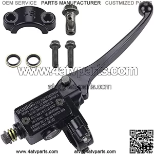Right Brake Master Cylinder Brake Lever for Taotao Sunl 50cc 110cc 125cc Polaris Outlaw 525 Roketa Taotao Kazuma Eton Baja Honda 250R ATV ATC 4 Wheeler Dirt Bike Parts