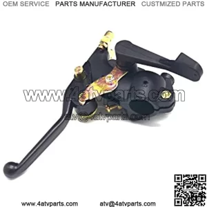 Thumb Throttle with Cable Dual Port Brake Lever for 50cc 90cc 150cc 250cc ATV Quad Roketa Taotao Sunl Kazuma