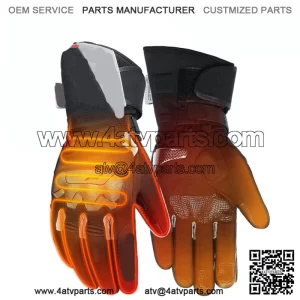 Rechargeable Heated Motorcycle Gloves Waterproof Touchscreen UTV ATV