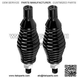 Pair UTV RGB LED Whip Lights Spring Mounting Bracket Base Mounts For Polaris RZR (For: More than one vehicle)
