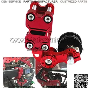 Motorcycle Chain Adjuster Chain Tensioner Automatic Adjuster Aluminum Red For Motocross Dirt Bike ATV