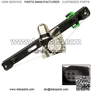 Rear Right Passenger Side Window Regulator & Motor Assembly Fits 2006 2007 2008 2009 2010 2011 2012 BMW 328i 335i M3 51357140590 748-469