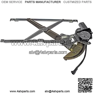 741-918 Front Driver Side Power Window Regulator and Motor Assembly for Select Models , Black