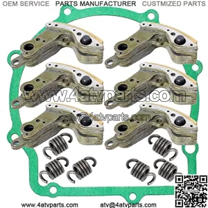 Wet Clutch Shoes & Gaskeet Compatible with Yamaha Viking 700 / Eps Yxm700 2014