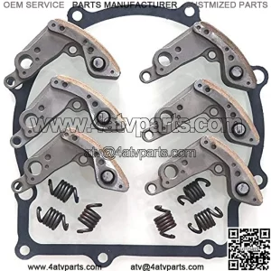 WET CLUTCH SHOES WITH GASKET AND SPRING FIT YAMAHA 700 FI EPS SE YFM700 2007-2015,700 FI SPECIAL ED YXR700 2008-2013, 550 YFM550 2009-2014