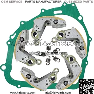 Wet Clutch Shoes W/Gasket Compatible with Suzuki Lta700X Kingquad 700 2005-2007 Centrifugal