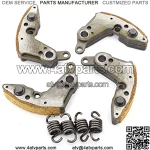 Wet Clutch Centrifugal Shoe with Springs for Yamaha Bruin 350 2004-2006, 350 2007-2014, Wolverine 350 2006-2009, OEM# 5UH-16626-00-00