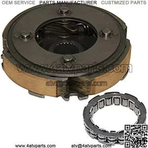 Compatible with Wet Clutch Centrifugal Carrier & Bearing for TRX350TE Rancher ES 2000-2006