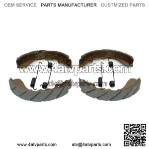 2 Sets Rear Brake Shoes +Springs FOR 2005-2016 Kawasaki 600 Mule KAF 400