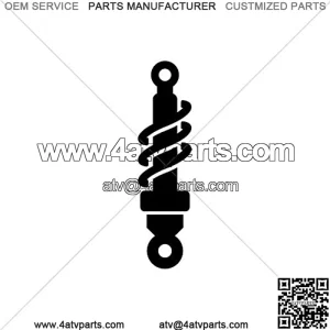 Sticker Decal Car Suspension Part Steering Damper & Stabilizer icon ATV Car Garage Bike 4 X 1,02 in.