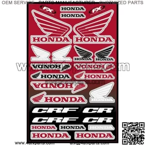 Factory Effex (10-68330 Universal Moto Sticker Kit