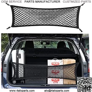 High Elastic Car Rear Cargo Net for SUV Car Trunk Net Organizer, Automotive Cargo Nets