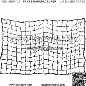 Bungee Cargo Net for Truck, 3.6'x3' Roof Cargo Net, Luggage Trunk Cargo Net, for Self-Driving Travel Protection Storage Luggage Rack Cargo