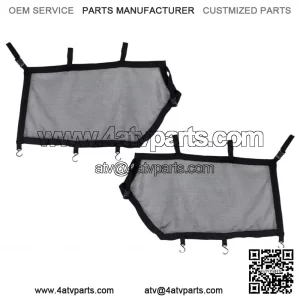 Fit For Can Am Maverick X3 Max 2017 2018-2021 2Pcs Window Shade Shield Nets