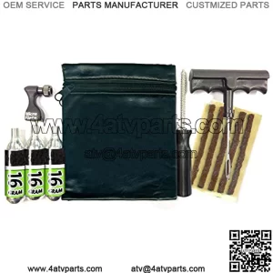 Slime 20240 ATV/UTV Emergency Flat Tire Repair and Inflation Kit