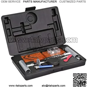 OFF ROAD BOAR Heavy Duty Tire Repair Kit, Universal Tire Plug Kit for Car, Truck, Jeep, Motorcycle, RV, SUV, ATV, Tractor, Trailer, 52PCS Tire Repair Tools Fix Punctures and Plug Flats