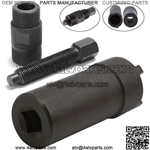Starter Clutch Spanner Removal Tool Nut Socket and 24mm&27mm Magneto Flywheel Puller Repair Tool for Scooter GY6 125 150cc ATV Moped