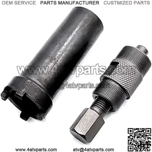 24mm&27mm Magneto Flywheel Puller Tool and Starter Clutch Lock Spanner Removal Tool?for?GY6 125cc 150cc ATV Dirt Bike