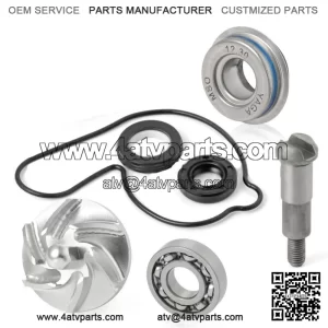 Water Pump Seal Repair kit Impeller + Shaft For Honda TRX450R TRX450ER 2004-2014