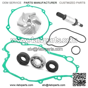 Water Pump Rebuild Kit for Yamaha YFZ450 2004-2013 Impeller Bearing Shaft Gasket
