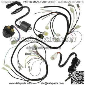 Wire Harness /Starter/ Ignition Key Switch, Coil Yamaha Warrior YFM350 1997-2001