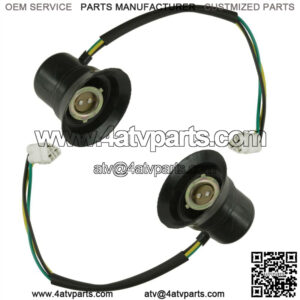 2x Headlight Socket Cord For Yamaha RHINO 660 YXR660FA 4X4 2006