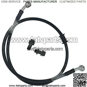 Motorcycle Hydraulic Brake or Clutch Line Hose for Dirt Bike ATV Moped Scooter and Banjo Bolt 2PCS(Length 0.9m/2.95ft)