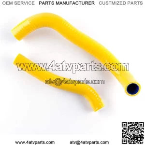 ATV Silicone Radiator Hose Kit For Suzuki KFX400 LTZ400 DVX400 03-08 Cooling Pipe Silicon Tube Silicon Hose (Yellow)