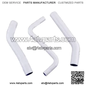 For 2006-2018 Honda TRX450R TRX450ER White Silicone Coolant Radiator Hose Kit