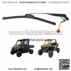 Universal UTV Manual Windshield Wiper For Can Am X3 Honda Kawasaki Teryx Polaris