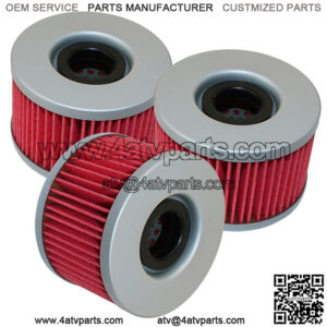 3 Pack Oil Filter for Honda TRX650FA TRX650FGA Rincon Gpscape 644 650 2003-2005
