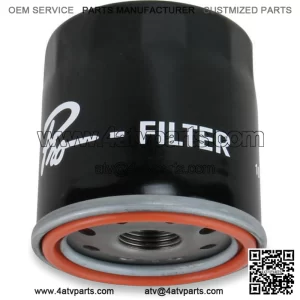 PU Oil Filter Spin-On Black fits Kawasaki Mule 610/Mule 600/Mule 2030 (For: More than one vehicle)