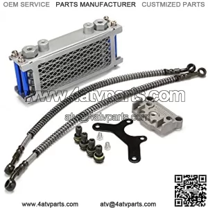 RACING Engine Oil Cooling Cooler Radiator - 125cc 140cc Pit Dirt Bike Motorcycle ATV Monkey - Blue