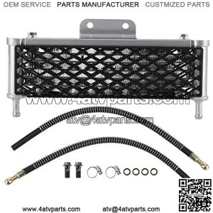 Motorcycle Radiator, OiRadiator Kit Oil Cooling System for YX 140cc 150cc 160cc PIT PRO Trail Quad Dirt Bike ATV Off?Road Motorcycle