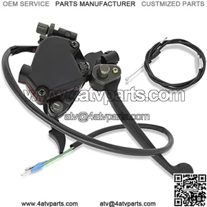 7/8'' 22mm Thumb Throttle Brake Lever Controller Compatible for 50cc 90cc 150cc 250cc ATV Quad Roketa Taotao Sunl Kazuma Go Kart 110 Atv Thumb Throttle Duel Brake with Throttle Cable