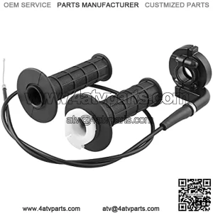 Throttle Handle Grip Cable, 47Inches Fuel Seat Handle Throttle Cable Throttle Housing Clamp for 50-250CC Motocross ATV Accessories