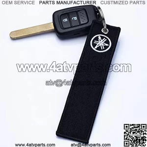 1Pack Embroidered Car Logo Keychain for Yamaha Motorcycles Bike Biker Key Chain Bag Keyring with Logo??
